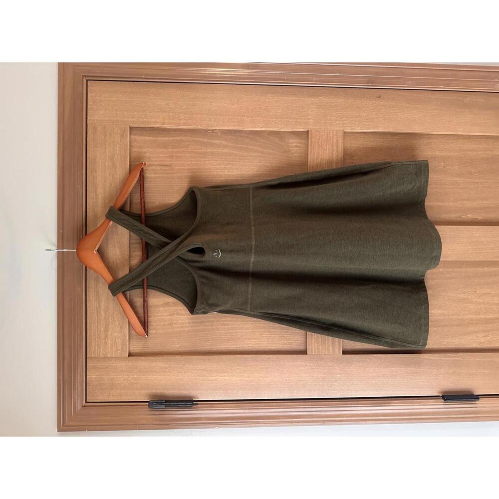 Beyond Yoga Spacedye Under Lock And Key Dress Heather Olive Green Women’s Medium - Picture 12 of 12